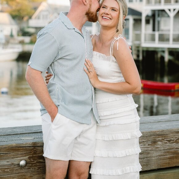 V Chapman Lily Dress in White (Size 4) - Picture 3 of 3